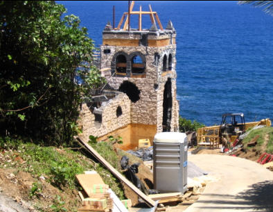 ruined church on Pirates of the Caribbean 2