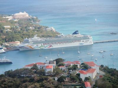 The Norwegian Pearl in St. Thomas